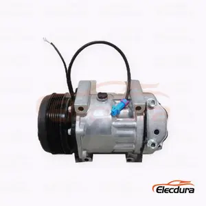 LiuGong geniş g&ouml;vdeli madencilik kamyonu i&ccedil;in 7H15 24V 6PK 119 mm ağır hizmet klima Kompres&ouml;r