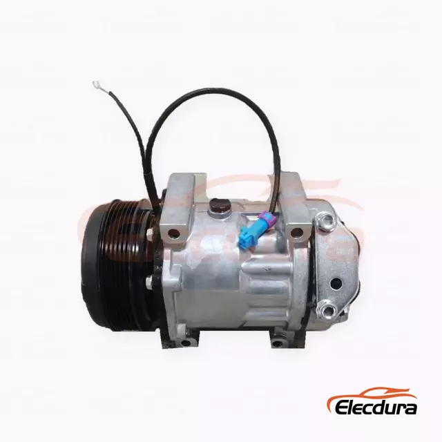 Compresor de aire acondicionado de servicio pesado 7H15 24V 6PK 119 mm para cami&oacute;n minero de fuselaje ancho LiuGong