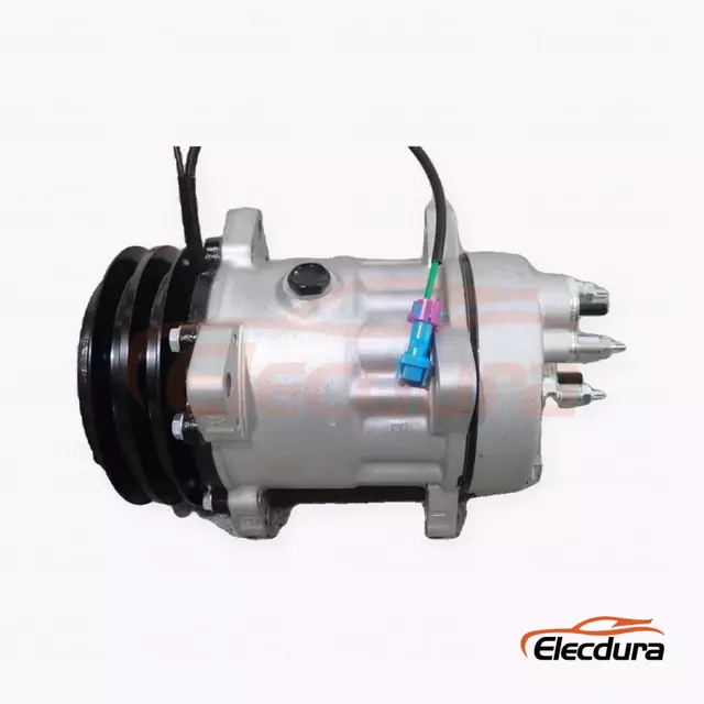 Dongfeng Tianlong KC kamyon i&ccedil;in 7H15 24V A2 132 mm Ağır Hizmet Klima Kompres&ouml;r&uuml;