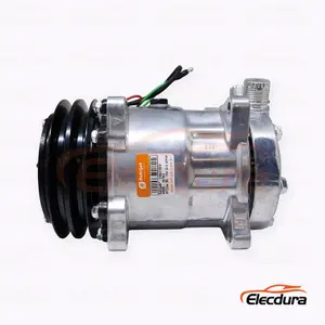 7H15 24V A2 132 mm heavy-duty Airco Compressor voor SEM-lader / LiuGong-bouwmachines