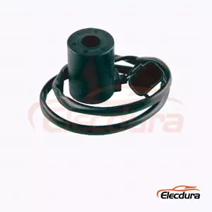 Cangkang bundar ramping dengan kumparan katup Solenoid Hidraulik Universal timbal yang dilindungi panjang untuk Pasokan B2B Alat Berat