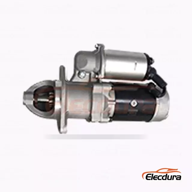 Moteur de d&eacute;marreur &agrave; ondes entretenues de type Mitsubishi, 24 V, 5 kW, 11 dents, vue du terminal arri&egrave;re