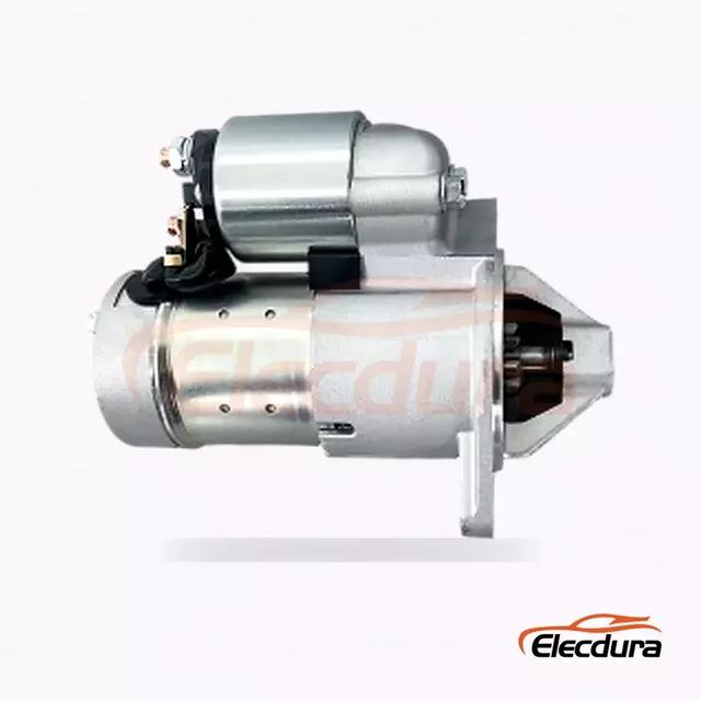 S114842 Motorino di avviamento tipo Hitachi, 12V 1,4kW 8 denti, vista terminale posteriore