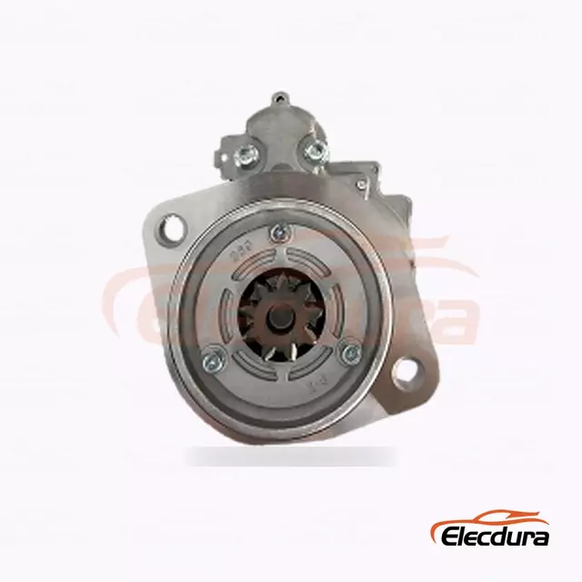 S13-556 Start&eacute;r typu Hitachi, 12V 2,8kW, 9 zubů, kompletn&iacute; bočn&iacute; pohled