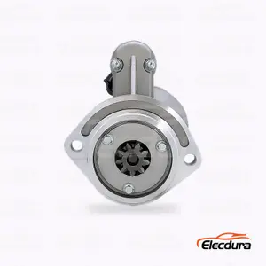 30726 닛산 TD25 12V 2.8 kW 9T 스타터 모터 도매, 드라이브 엔드 전면 보기
