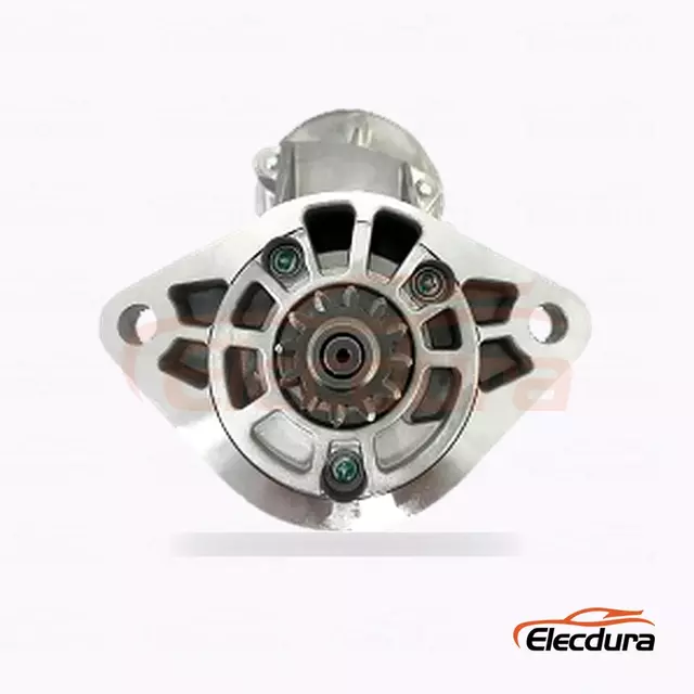 28100-17010 Toyota Land Cruiser HZJ Startmotor, 12V 2,5kW 12 t&aelig;nder, komplet set fra siden
