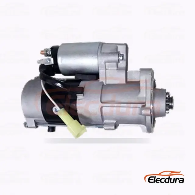 M008T71872 Mitsubishi D&eacute;marreur , 12V 2.0 kW 9 dents, vue lat&eacute;rale compl&egrave;te