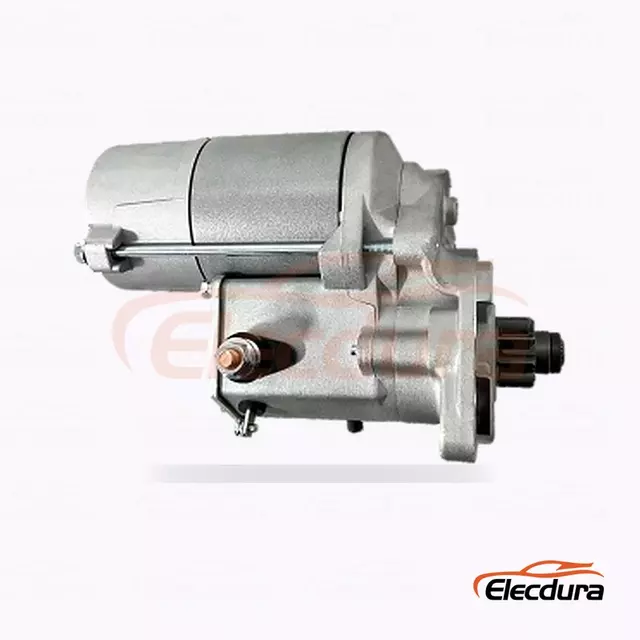 428000-0930 มอเตอร์สตาร์ท Carrier Transicold, 12V 2.2kW 9 ฟัน, มุมมองเทอร์มินัลด้านหลัง