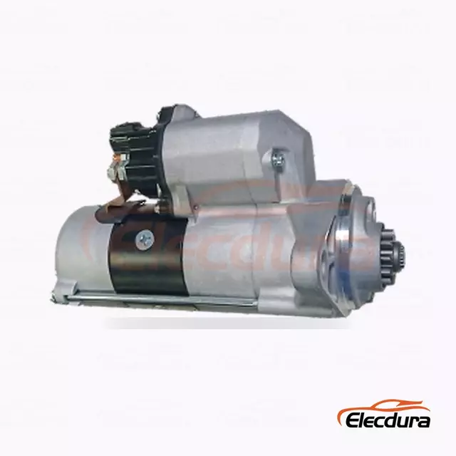 2901232100 Motorino di avviamento Isuzu NPR 4HK1 Vendita all'ingrosso, vista frontale lato trasmissione