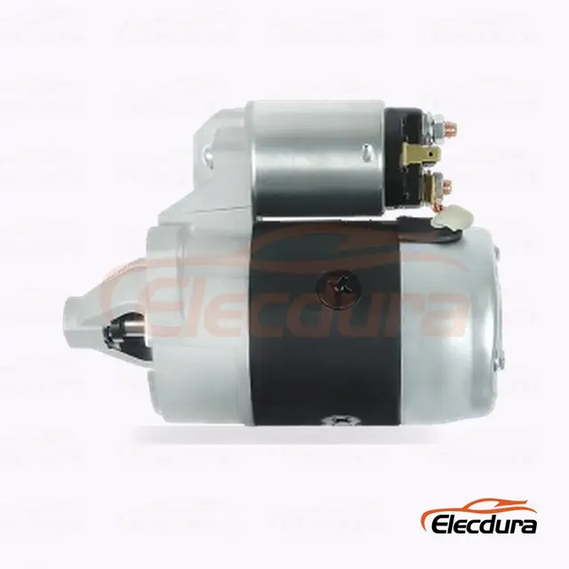 M003T21281 ميتسوبيشي H20 محرك بادئ التشغيل ، 12V 0.9 kW 8 أسنان، رؤية جانبية كاملة
