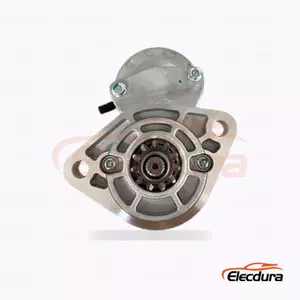 114870 Motorino di avviamento Caterpillar e Perkins 104-22, 12 V 2,0 kW 11 denti, vista laterale completa