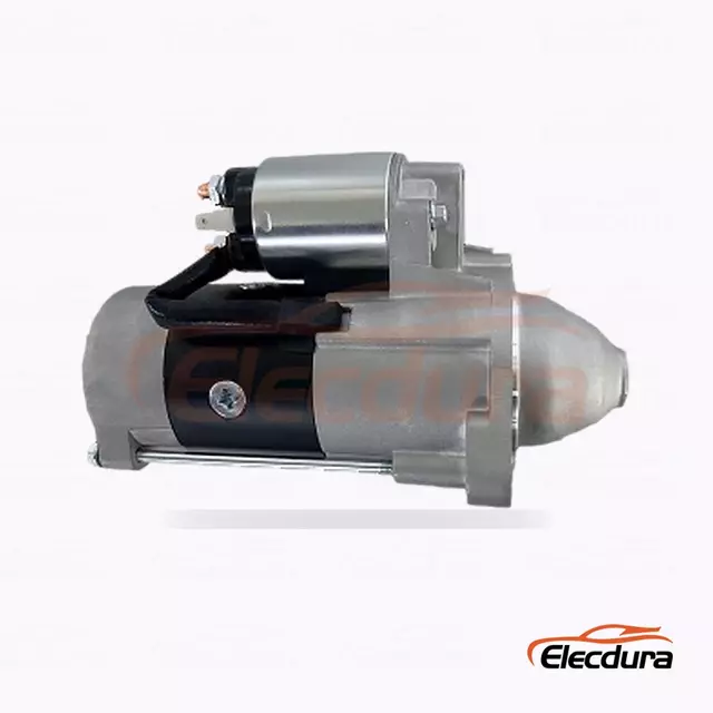 JS1227 JAC Refine Motor Starter kendaraan komersial, 12V 2.0kW 10 Gigi, Tampilan Terminal Belakang