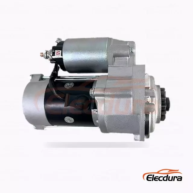 M2T54571 Hyster Forklift Starter Motor, 12V 3.2kW 13 Gigi, Tampilan Terminal Belakang