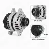 Alternateur 37300-2G750 Lester 11702 avec poulie 6PK-55 et d&eacute;tails du connecteur DFM LC