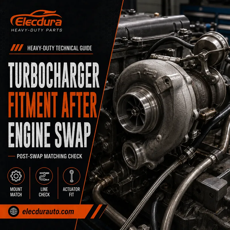 Turbocompressor Instala&ccedil;&atilde;o ap&oacute;s uma troca de motor: o que deve ser verificado novamente?