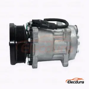 7H15 24V 6PK 119 mm per impieghi gravosi A/C Compressore per camion Sinotruk HOWO T5G