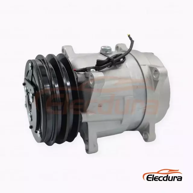 Compresor de aire acondicionado de servicio pesado V5, 24 V, A2, 130 mm, para veh&iacute;culos con motor Foton Cummins