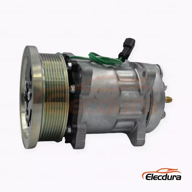 Compressor Sanden 4487 A/C para equipamentos Caterpillar