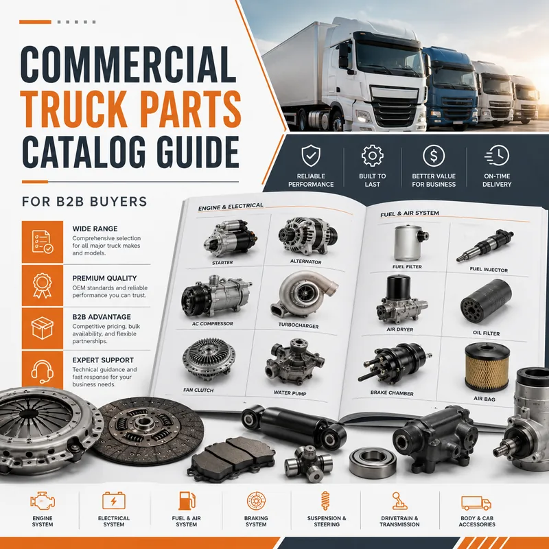 Panduan Katalog Suku Cadang Truk Komersial untuk Pembeli B2B