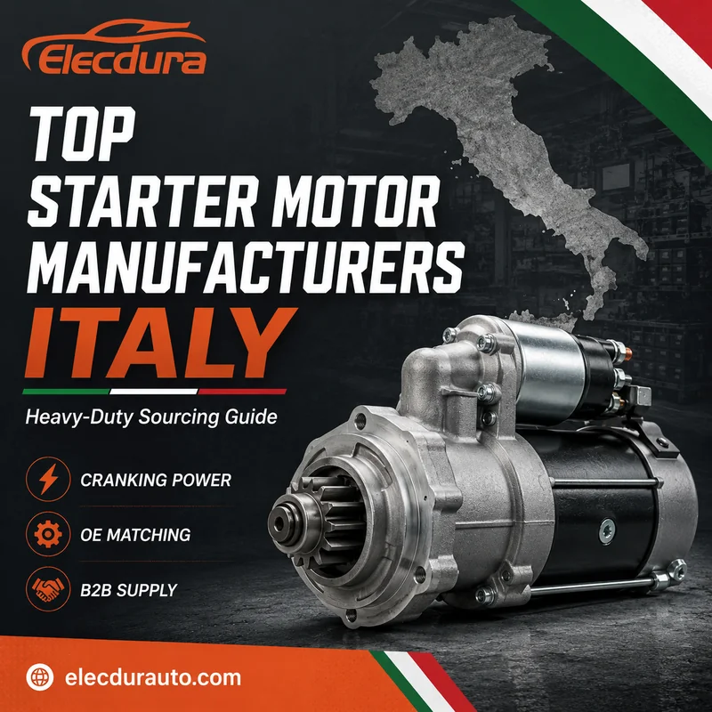 Top 20 Hersteller von Hochleistungs-Anlassermotoren in Italien