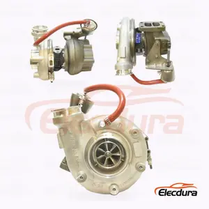 S200G 12709880016 Turbocompresor para Volvo Cargadora de ruedas L120E: vista frontal del conjunto completo