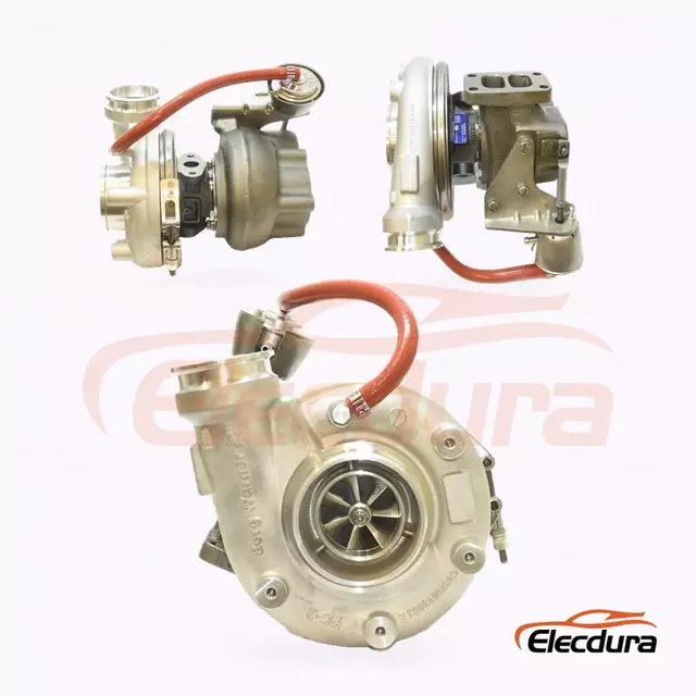 S200G 12709880016 Στροβιλοσυμπιεστής για τροχοφόρο φορτωτή Volvo L120E — πλήρης συναρμολόγηση μπροστινή όψη