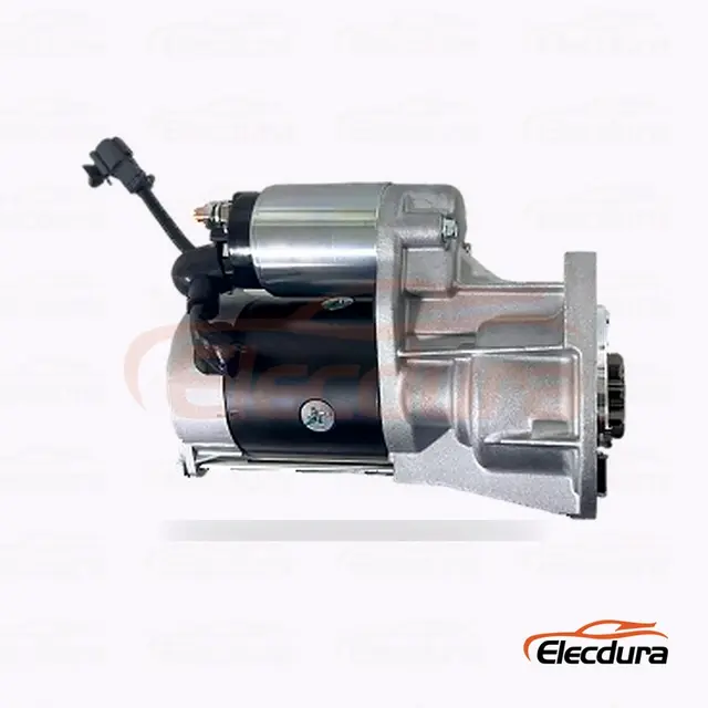 S13-551 日立タイプスターターモーター 、 12V 2.5 kW 9 歯、背面端子図