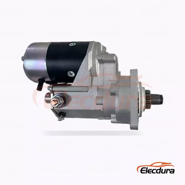 FYD186-N 헤비듀티 스타터 모터, 24V 4.5kW 10톱니, 후면 단자 보기