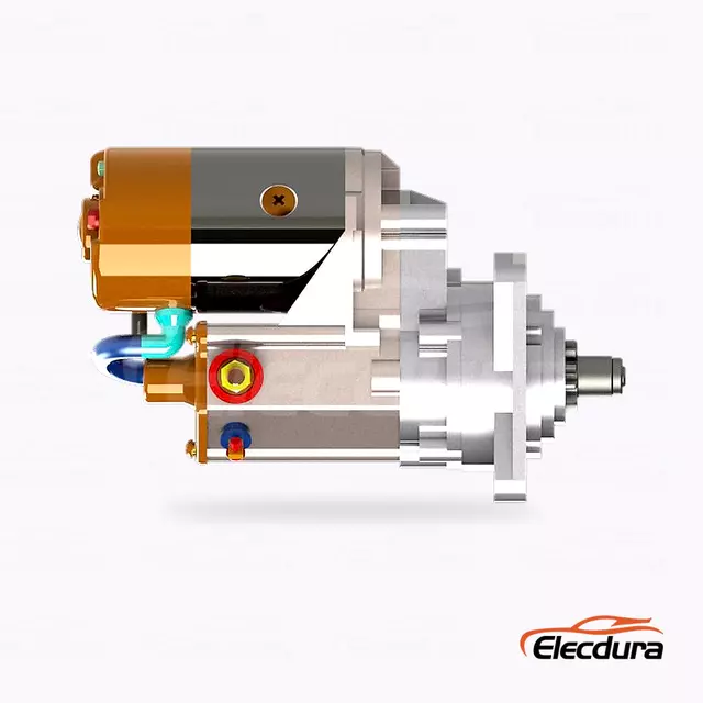 028000-5000 Kubota V4000 스타터 모터 도매 교체, 전체 측면도