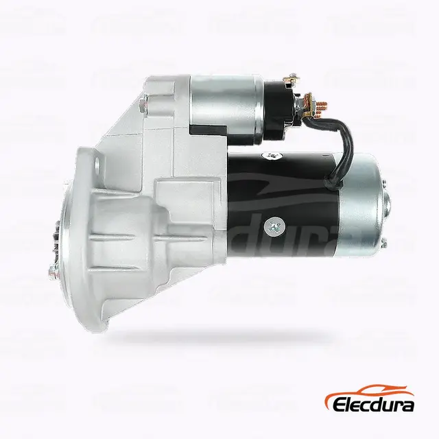 8972252001 Isuzu 4BG1 24V 3,5 kW Motor de partida atacado, vista lateral completa
