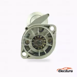 228000-0250 Motor de arranque John Deere Yanmar 12 V 1,2 kW 13 T, vista frontal del extremo de transmisi&oacute;n