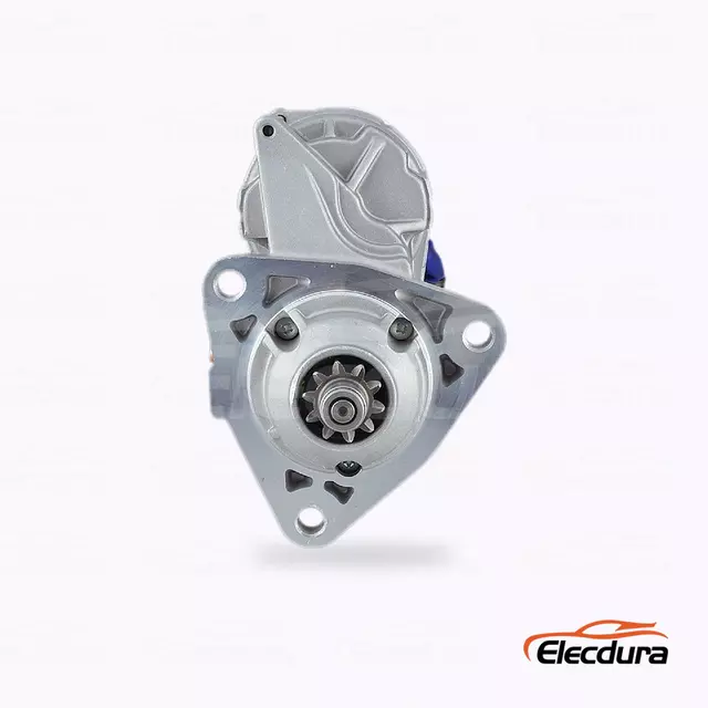 87750408 نيو هولاند T8.360 4.0kW Starter Motor بالجملة، منظر أمامي لنهاية القيادة