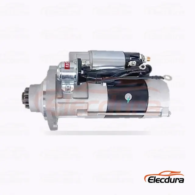 M9T61671 미쓰비시 스타터 모터 , 24V 5 kW 12 톱니, 후면 터미널 보기