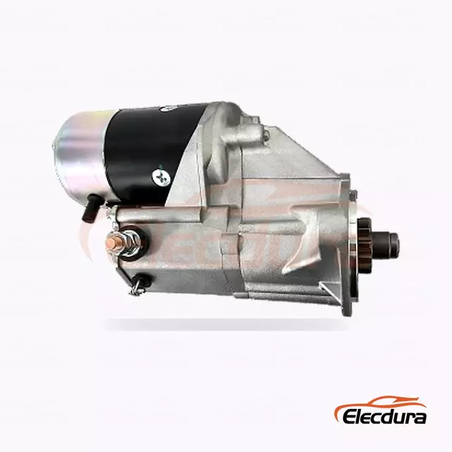 28100-17010 Toyota Land Cruiser HZJ Startermotor, 12V 2,5kW 12 t&aelig;nder, set bagfra terminal