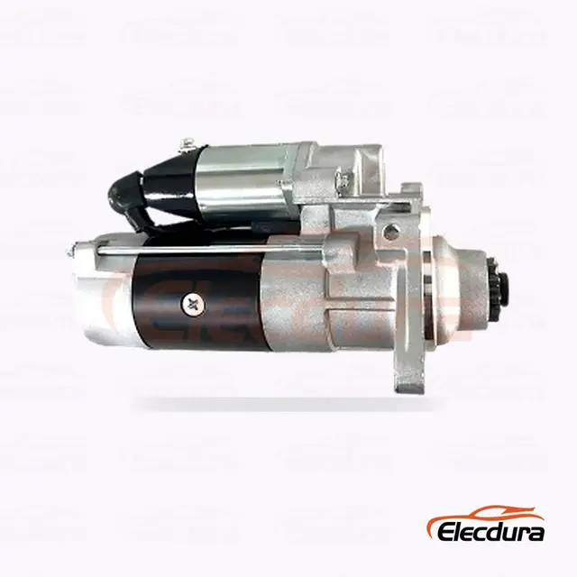 1811003493 Isuzu 6HK1 Startmotor , 24V 5.5 kW 11 t&aelig;nder, bagfra terminalvisning
