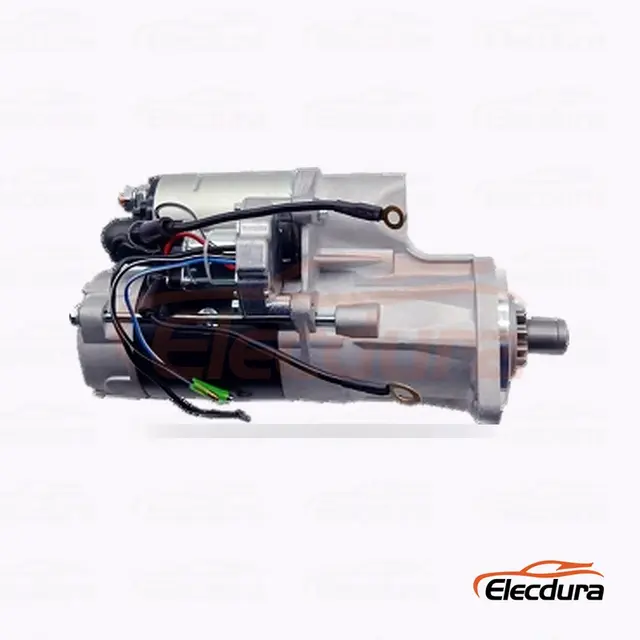 32G66-10100 Mitsubishi Motor de arranque , 24V 5 kW 10 dientes, vista lateral completa