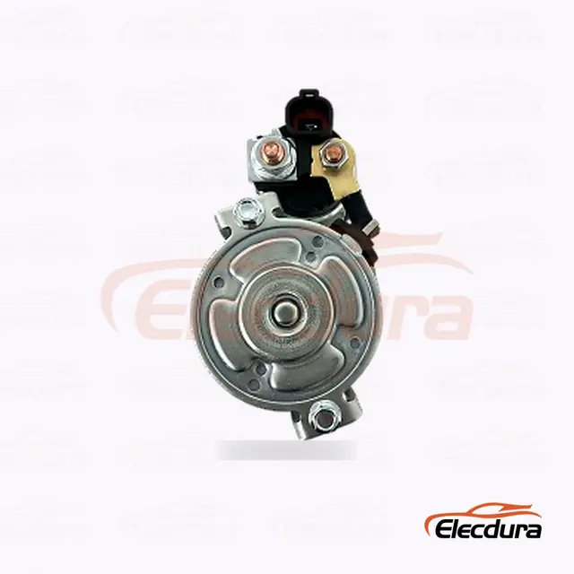 36100-2J100 Hyundai-Anlasser, 12 V, 1,4 kW, 13 Z&auml;hne, Ansicht des hinteren Anschlusses