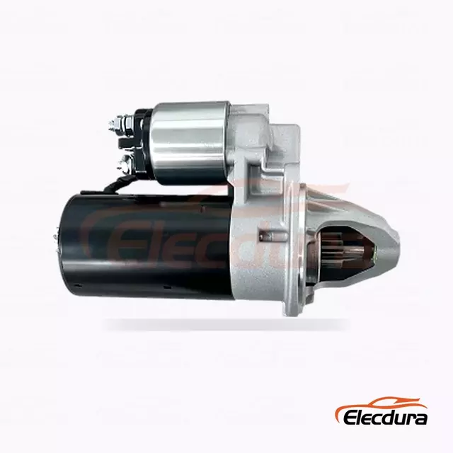 Motor de partida para servi&ccedil;o pesado 87GB-11000-CB, 12V 1,4kW 10 dentes, vista do terminal traseiro