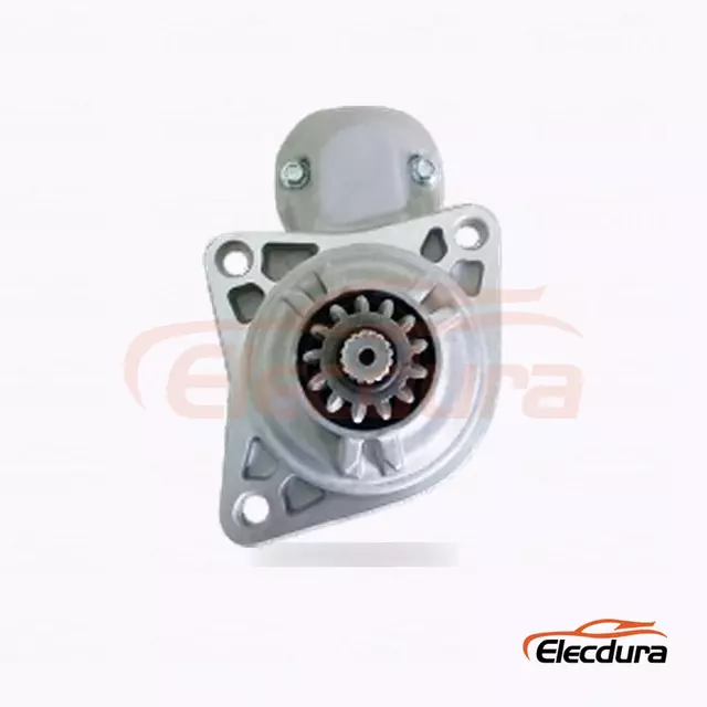428000-6110 Dodge Ram 2500 og 3500 lastbilstartermotor, 12V 2,7kW 13 t&aelig;nder, bagfra terminalvisning