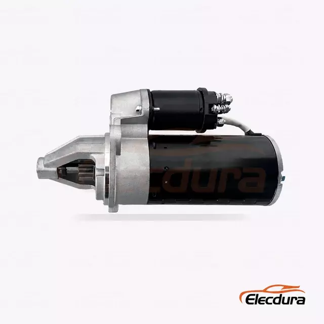 60023708 헤비듀티 스타터 모터, 12V 1.9kW 9톱니, 전체 측면도