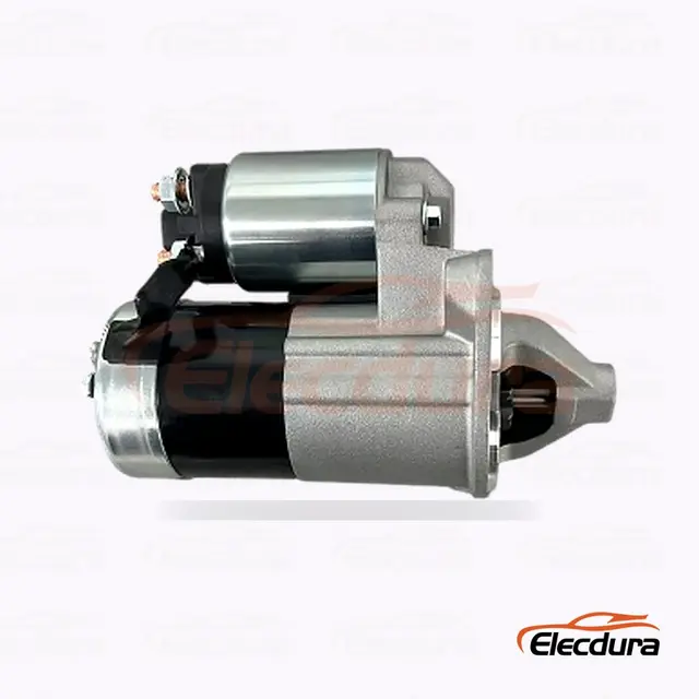 JS1370 Hyundai D&eacute;marreur , 12V 1.2 kW 8 dents, vue du terminal arri&egrave;re