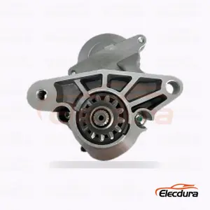 56029750AA Mopar를 사용하는 Dodge Durango 스타터 모터 , 12V 1.4 kW 13개 이빨, 전체 측면도