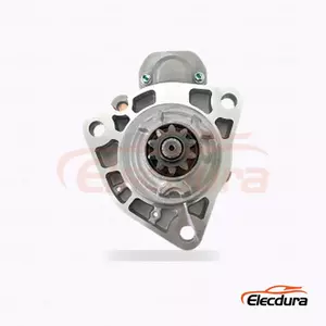 428000-7160 Cummins ISC8.3 dan QSL9 Engine Starter Motor, 24V 7.8kW 10 Gigi, Tampak Samping Lengkap