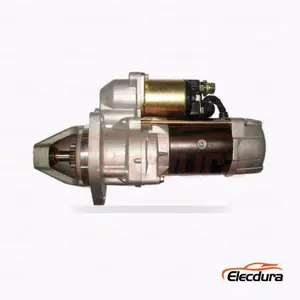 2330095500 Nissan PD6 PE6 24V 스타터 모터 대리점, 드라이브 엔드 전면 보기