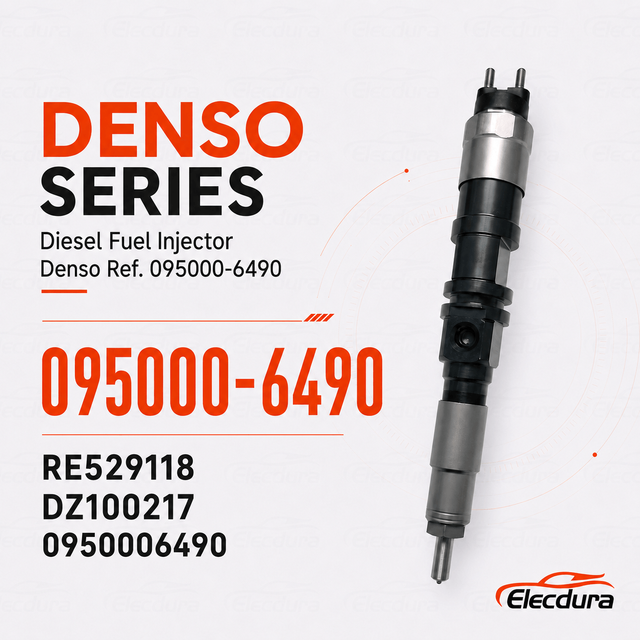 Denso nr ref. 095000-6490 Wtryskiwacz oleju napędowego do silnik&oacute;w ciągnik&oacute;w 4045T / 6068T
