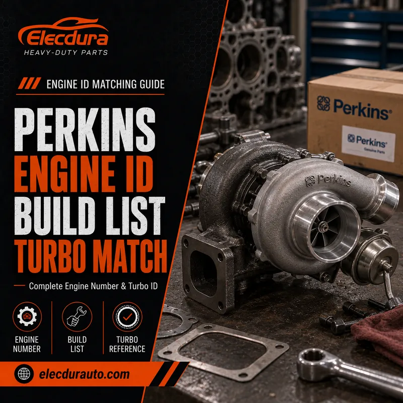 หมายเลขซีเรียลของเครื่องยนต์ Perkins สำหรับการจับคู่ชิ้นส่วนเทอร์โบ
