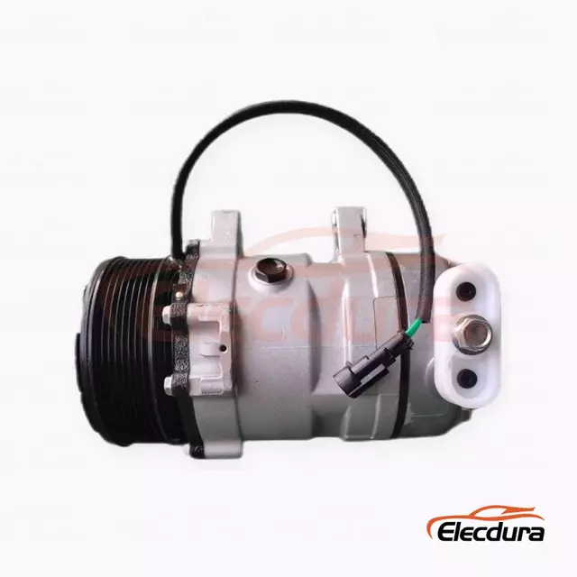 Kompresor A/C Tugas Berat 5H14 24V 8PK 119 mm untuk truk FAW Jiefang Hanwei 260 dan JH6