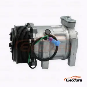 7H15 24V 8PK 119 mm para servi&ccedil;o pesado A/C Compressor para caminh&atilde;o Shacman Delong M3000