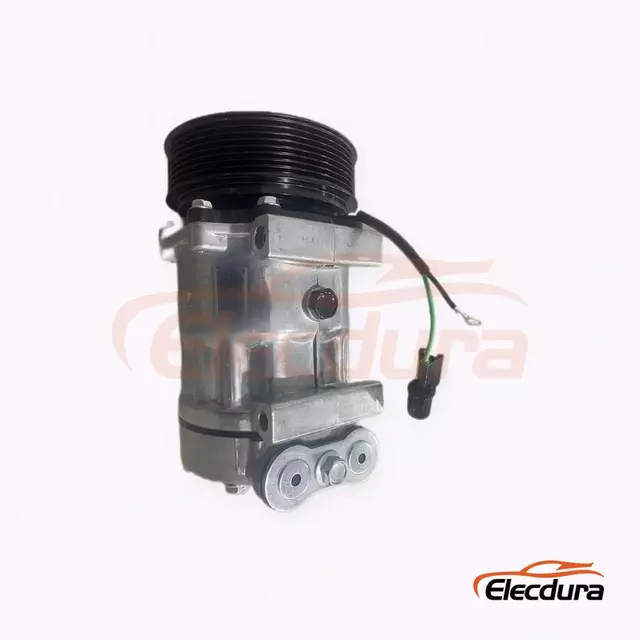 Compresseur de climatisation robuste 7H15 24 V 8PK 125 mm pour pelle Hyundai