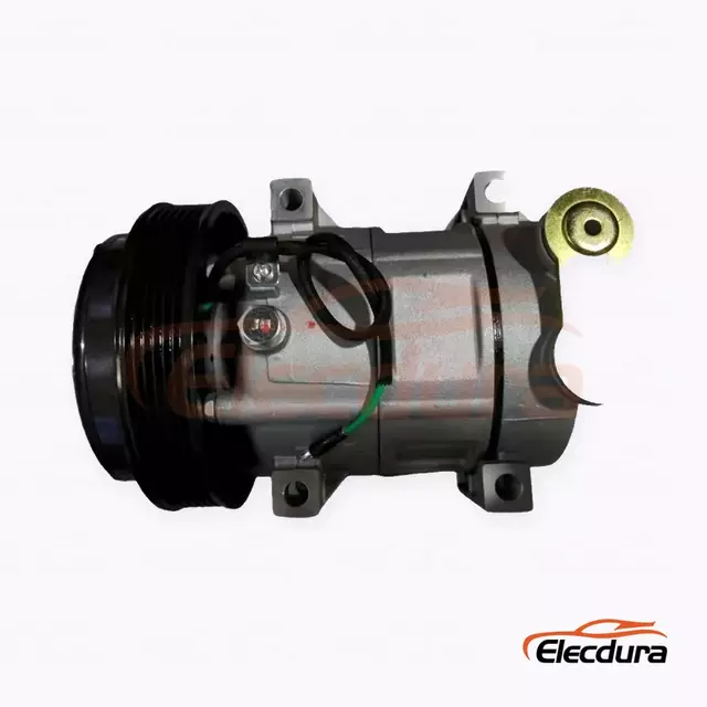 Compresor de aire acondicionado de alta resistencia V5 24V 6PK 143 mm para cami&oacute;n pesado Dongfeng Tianlong